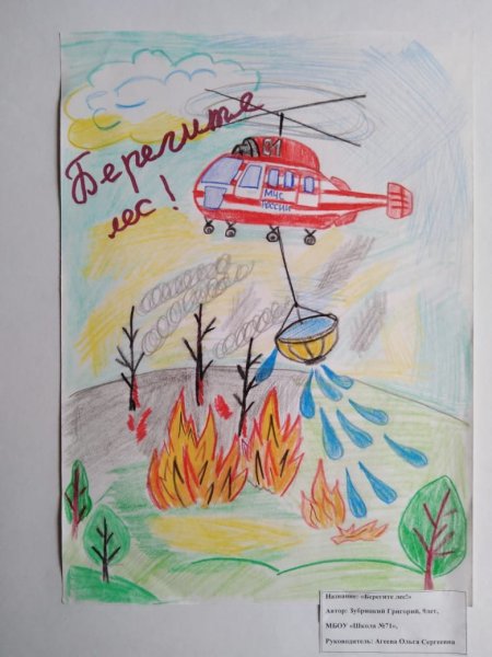 Рисунок на тему Останови огонь