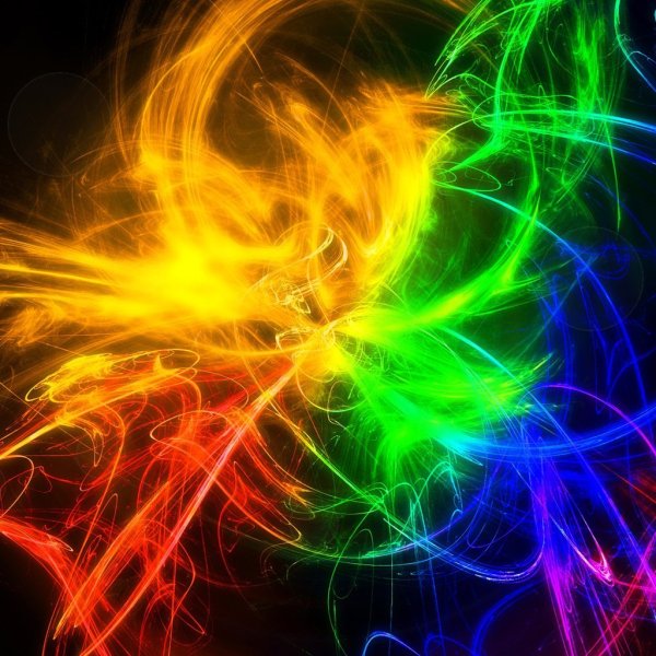 Разноцветное пламя