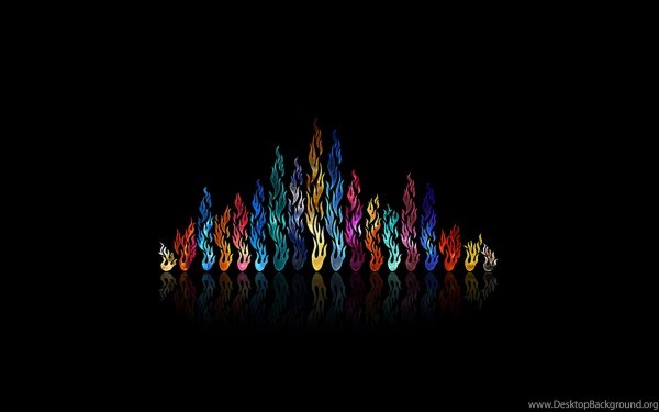 Цветное пламя