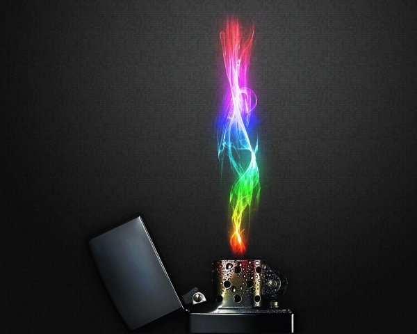 Цветное пламя