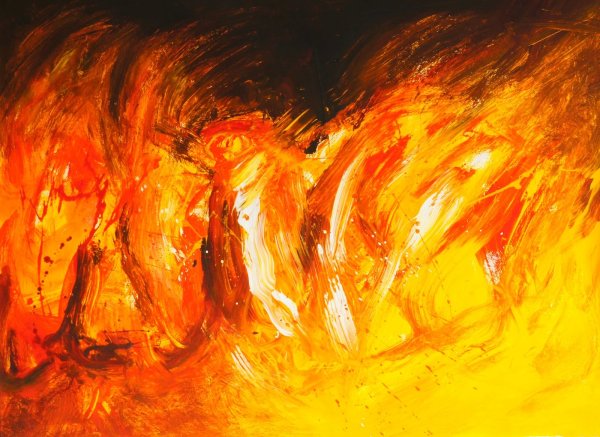 Огонь живопись