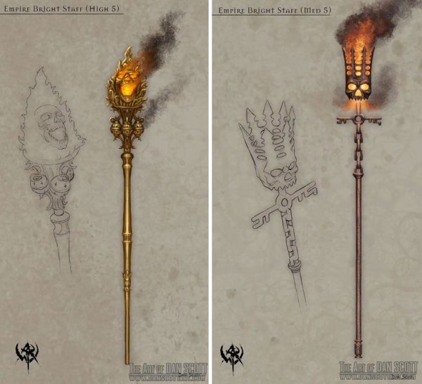 Посохи арты