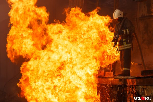 Огонь при пожаре