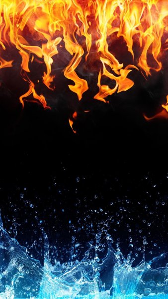 Огненный фон