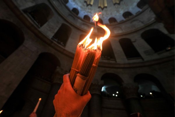 Храм Воскресения Христова в Иерусалиме Благодатный огонь