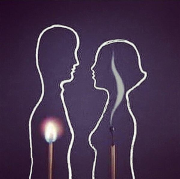 Любовь угасает