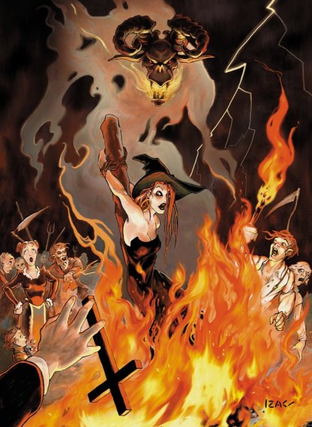 Фредерик Уайт сожжение ведьмы