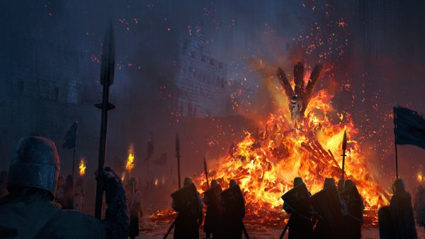 Сожжение еретиков на костре