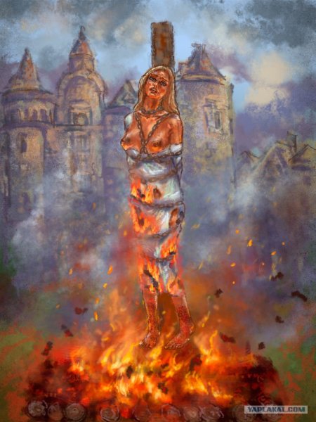 Жанна дарк в огне