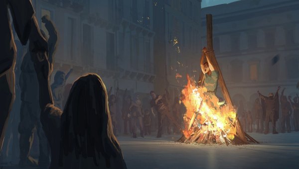 Инквизиция арт сожжение