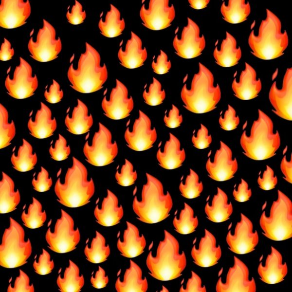 Эмодзи огонь