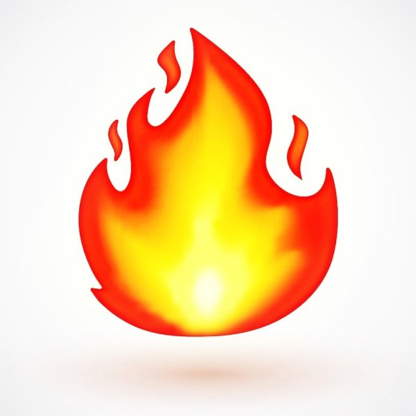 ЭМОДЖИ огонек