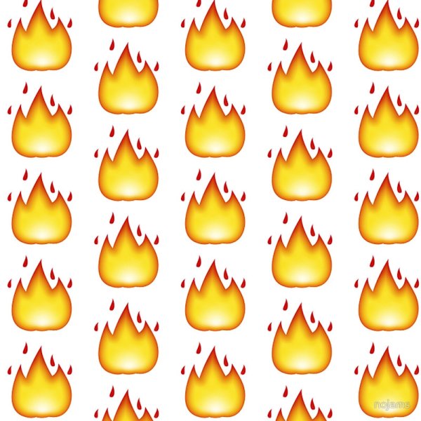 Огонек пламени стикер