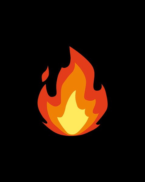 Смайл огонь