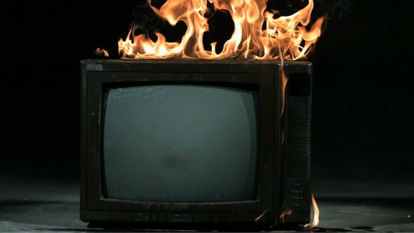 Возгорание телевизора