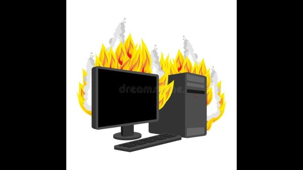 Компьютер горит