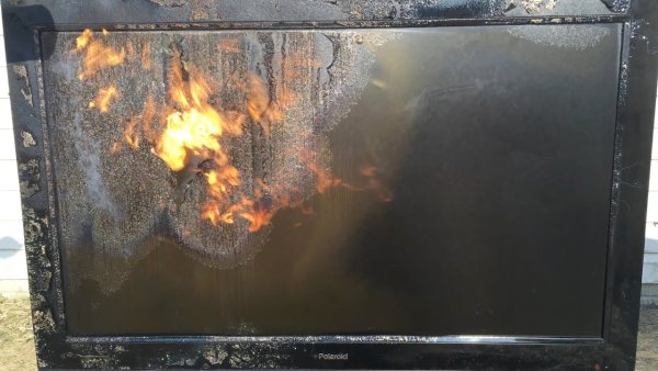 Сгорел монитор