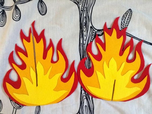 Поделка костер