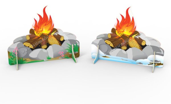 Муляж костра