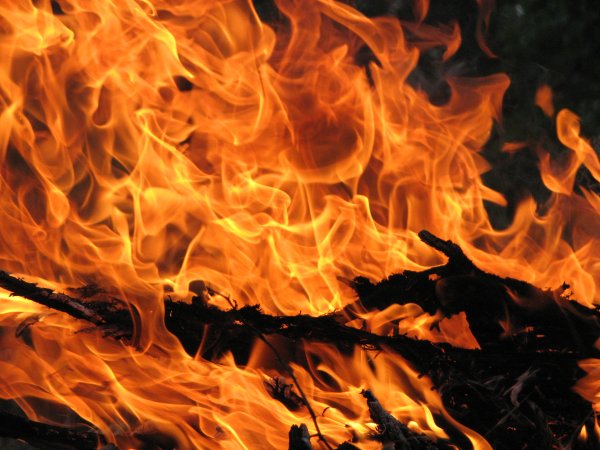 Языки пламени фото