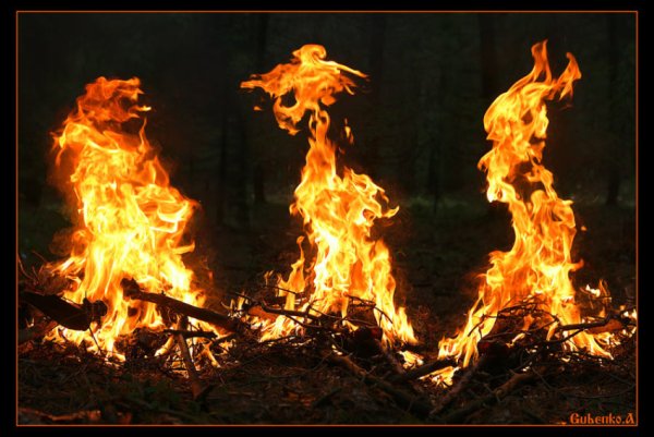 Много костров