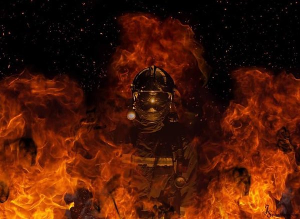 Пожарный на заставку