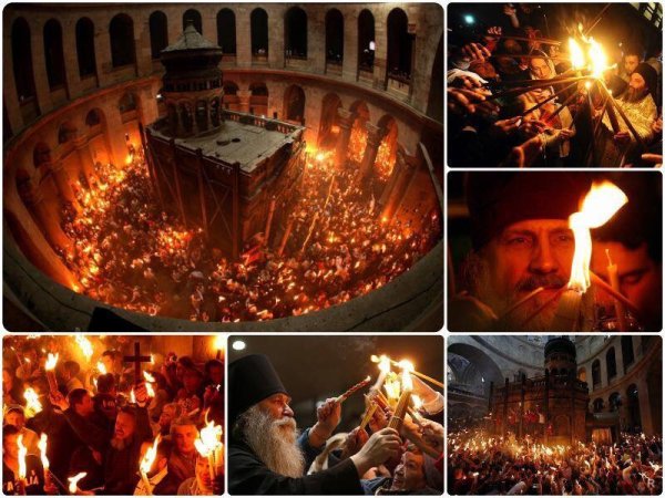 Благодатный огонь в Иерусалиме 2020