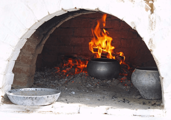 Очаг русской печи