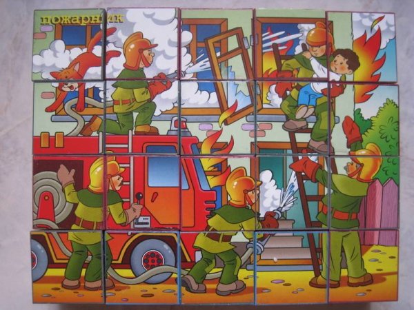Пазл по пожарной безопасности для детей