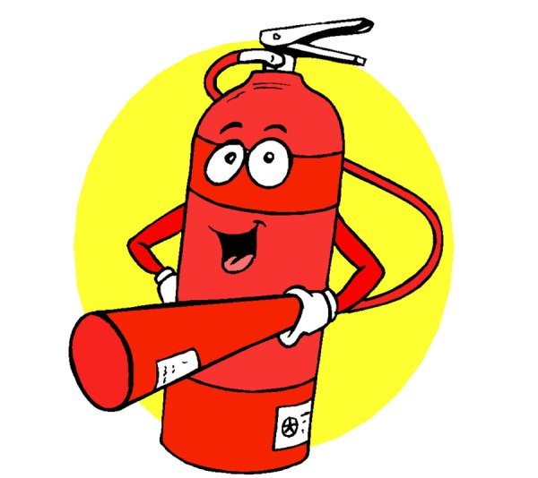 Огнетушитель на прозрачном фоне