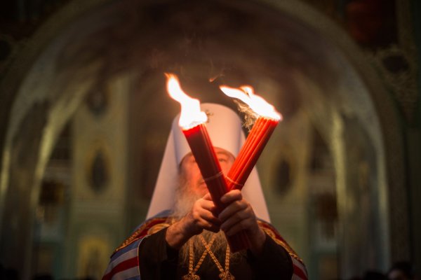 Благодатный огонь Православие