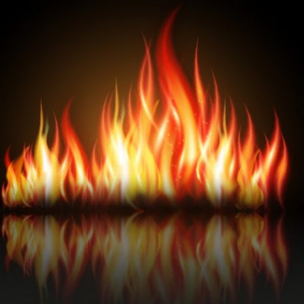 Огненные языки пламени