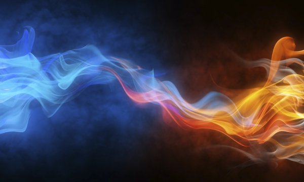 Абстрактный Огненный фон