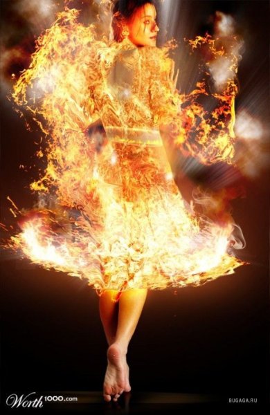 Фотосессия с огнем