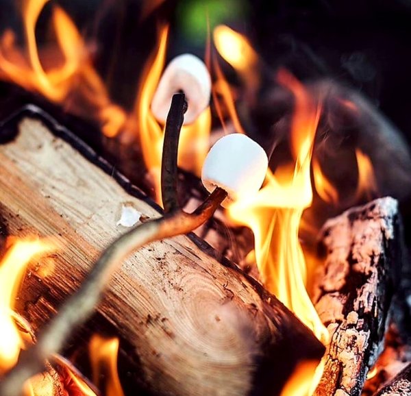 Доброе утро огонь костер маршмеллоу