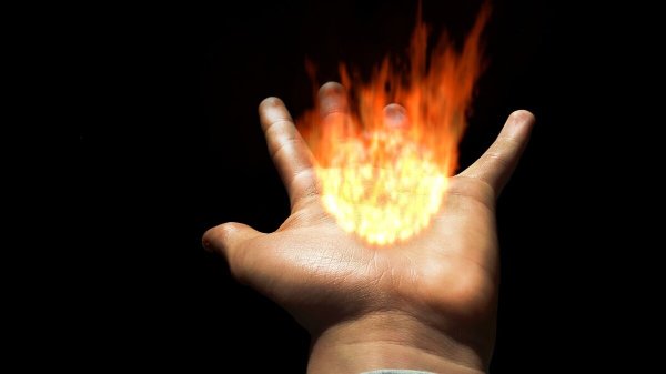 Огонь в руке