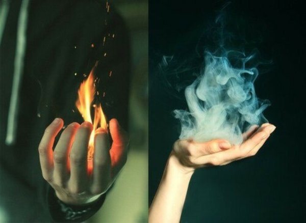 Огонь в руке