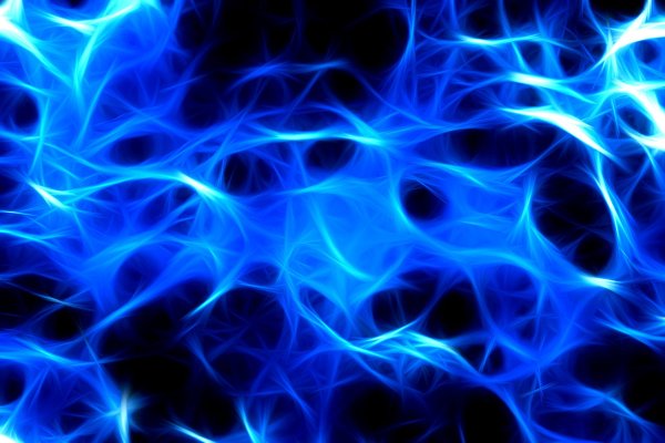 Огонь синего цвета