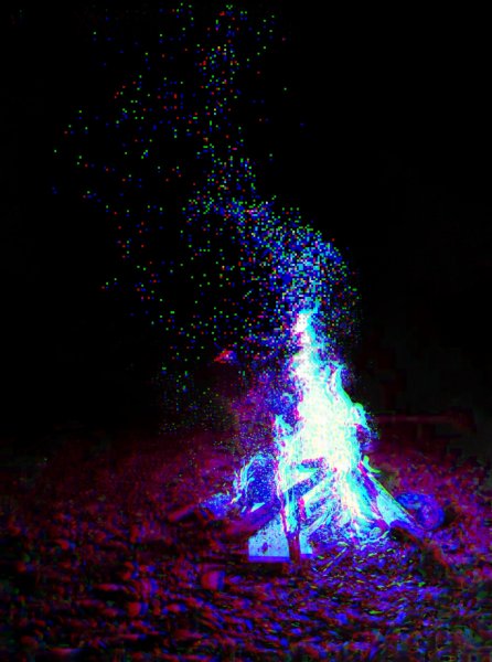 Неоновый костер