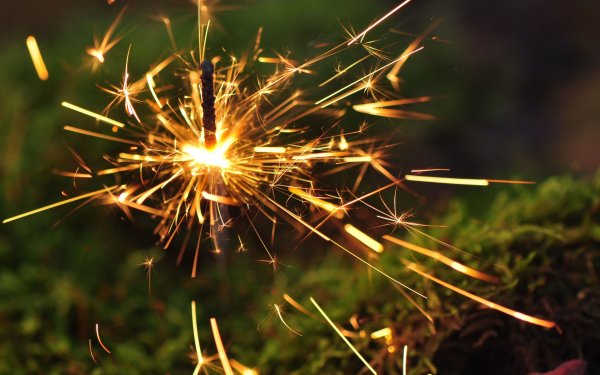 Горение бенгальских огней