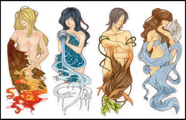 Стихии в виде людей