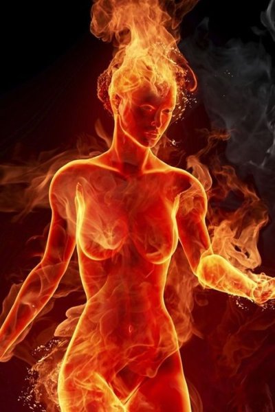 Огненная девушка