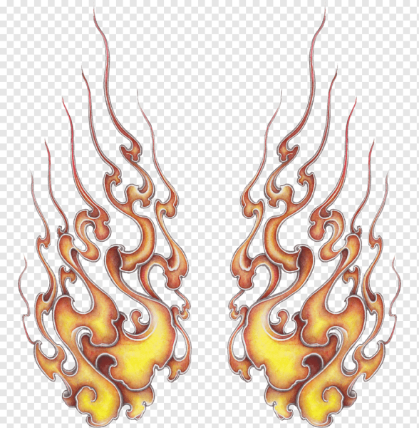 Стилизованный огонь