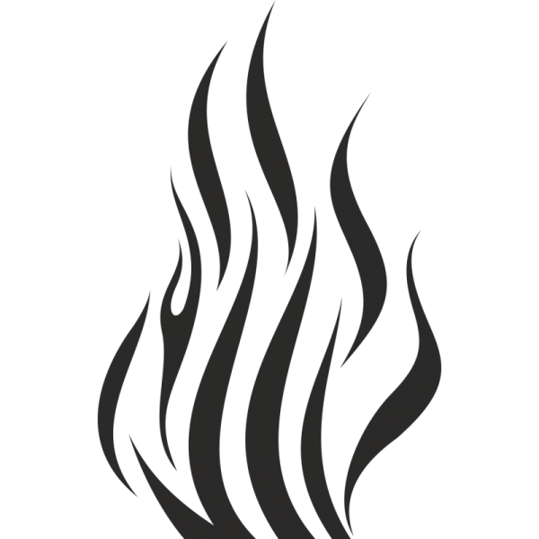 Стилизованное изображение огня