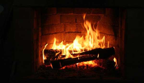 Огонь в русской печи