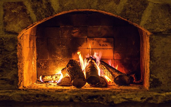 Древний камин