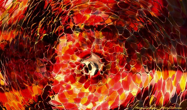 Витраж пламя