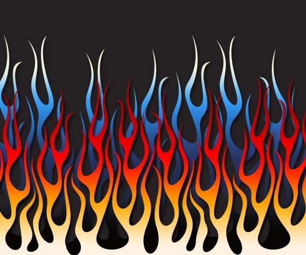 Огонь рисунок