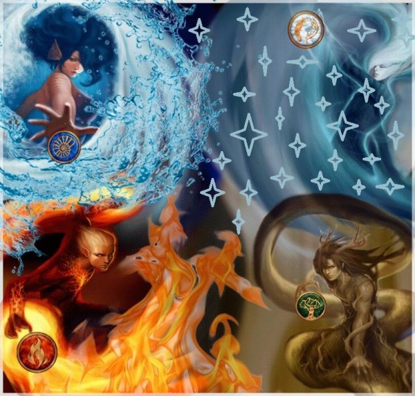 Стихии природы воздух вода огонь земля