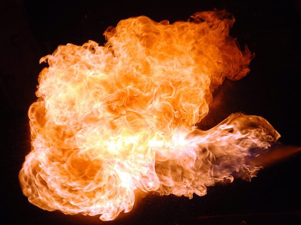 Огненные обои